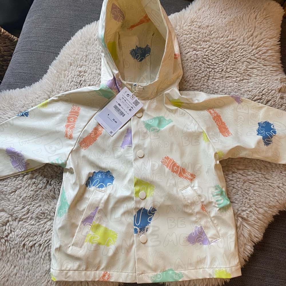 Zara baby rain coat